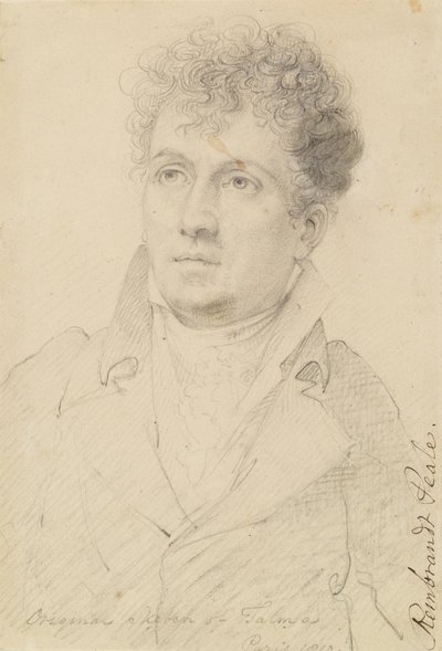 Portrett av François Joseph Talma av Rembrandt Peale