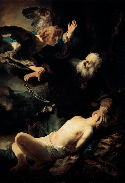 Abraham ofret Isak, 1635. av Rembrandt van Rijn