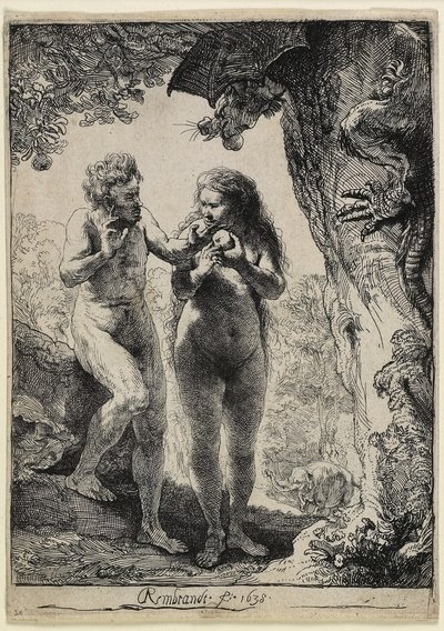 Adam og Eva av Rembrandt van Rijn
