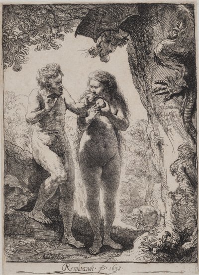 Adam og Eva av Rembrandt van Rijn