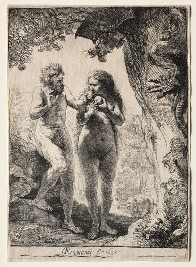 Adam og Eva av Rembrandt van Rijn
