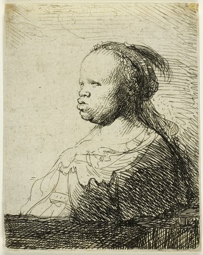 En afrikansk kvinne av Rembrandt van Rijn