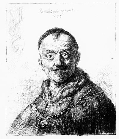 Et orientalsk hode, 1635 av Rembrandt van Rijn