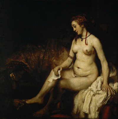 Bathsheba ved hennes bad Bathsheba med kong Davids brev av Rembrandt van Rijn