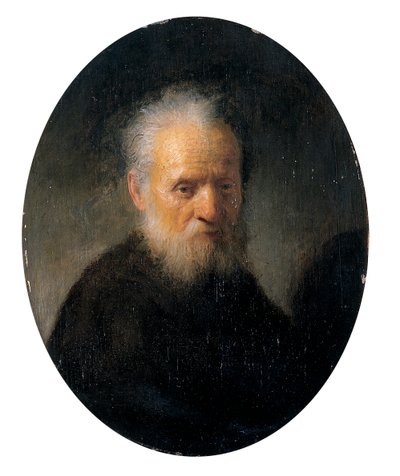Skjegget gammel mann av Rembrandt van Rijn