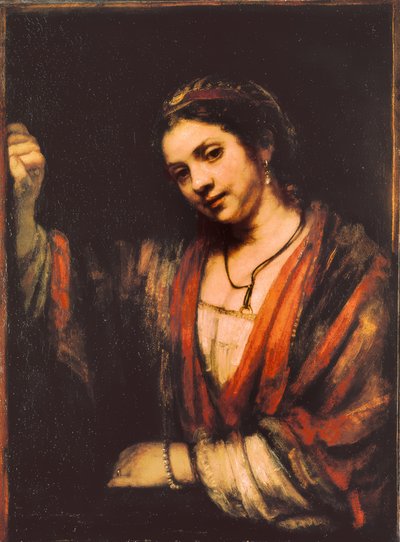 Portrett av Hendrickje Stoffels av Rembrandt van Rijn