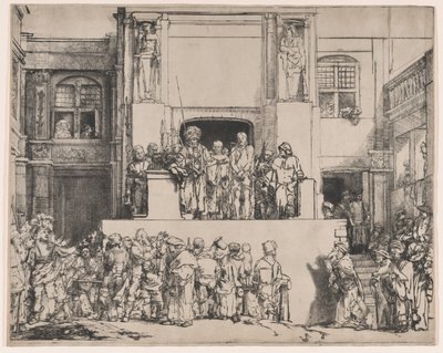 Kristus presentert for folket, 1655., 1655. av Rembrandt van Rijn