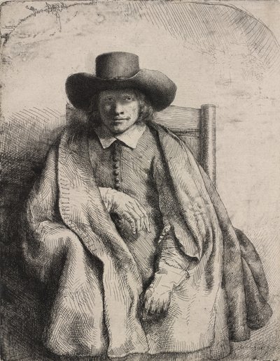 Clement de Jonghe, 1651. av Rembrandt van Rijn