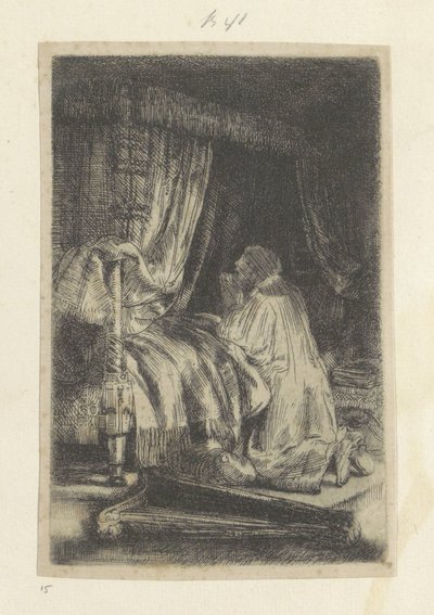 David i gebed Samling av åttifem originaltrykk (serietittel) av Rembrandt van Rijn