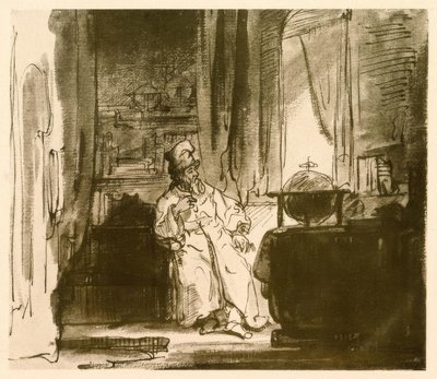 Filosofen av Rembrandt van Rijn