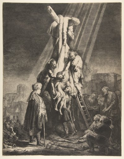 Nedstigning fra korset, 1633. av Rembrandt van Rijn