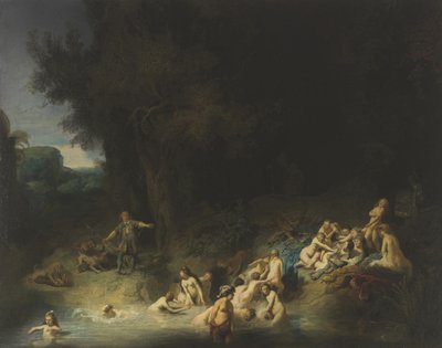 Diana med Actaeon og Callisto, 1634 av Rembrandt van Rijn