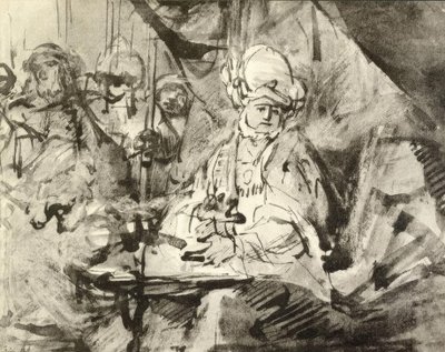 Håndvasken av Pilatus av Rembrandt van Rijn