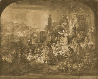 Prekenen til døperen Johannes av Rembrandt van Rijn