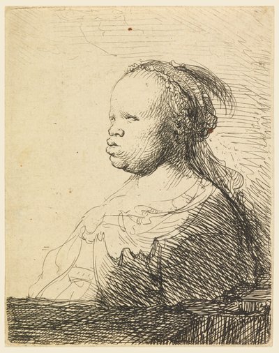 Den "hvite svarte" av Rembrandt van Rijn