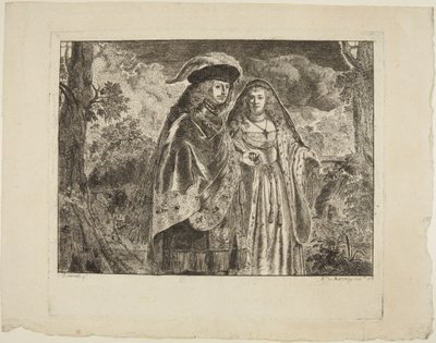 Mannen med den hvite fjæren av Rembrandt van Rijn