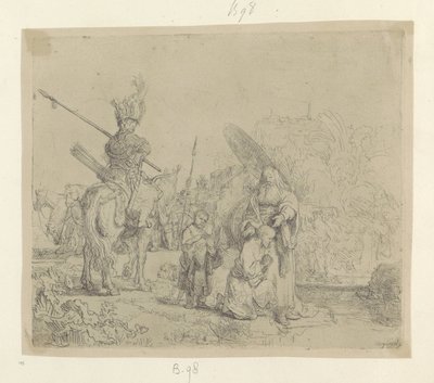 doop van de kamerling Samling av åttifem originaltrykk (serietittel) av Rembrandt van Rijn