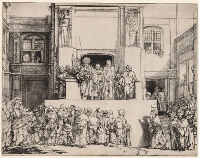 Ecce Homo. Kristus presentert for folket, 1655. av Rembrandt van Rijn