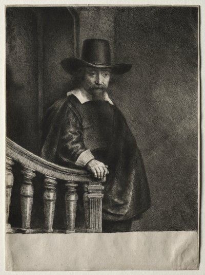 Ephraim Bonus, jødisk lege av Rembrandt van Rijn