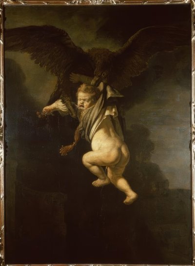 Ganymedes i klørne til ørnen av Rembrandt van Rijn