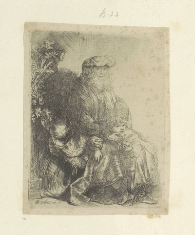 Jacob liefkoost Benjamin Samling av åttifem originaltrykk (serietittel) av Rembrandt van Rijn
