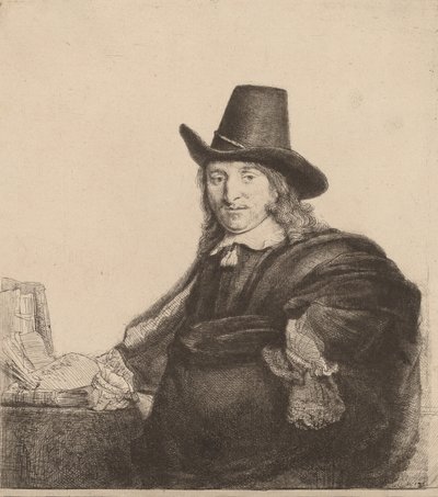 Jan Asselijn, ca. 1647. av Rembrandt van Rijn
