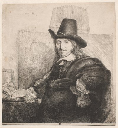 Jan Asselyn, maler av Rembrandt van Rijn