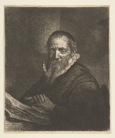 Jan Cornelius Sylvius, 1633 av Rembrandt van Rijn