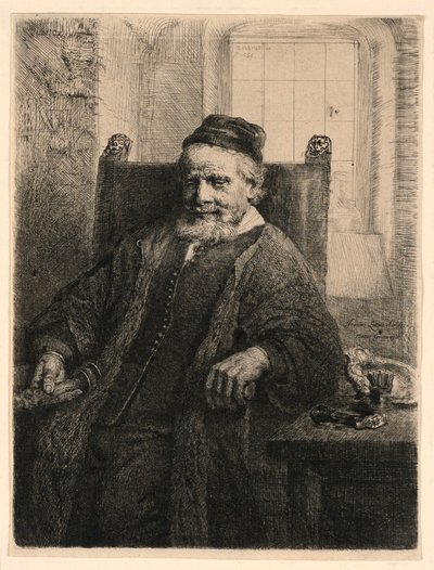 Jan Lutma, gullsmed av Rembrandt van Rijn
