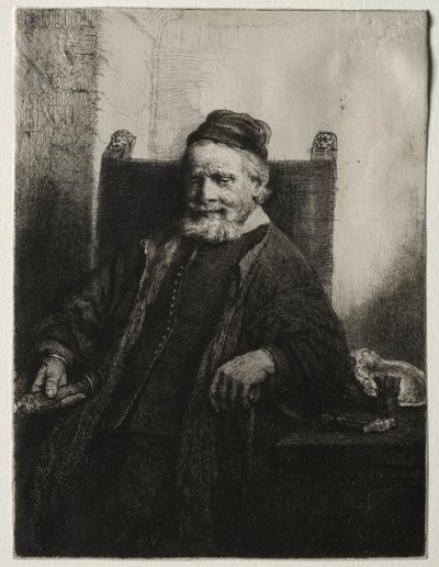 John Lutma, gullsmed, 1656. av Rembrandt van Rijn