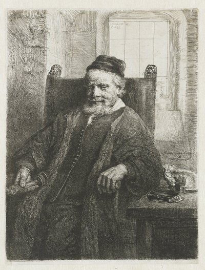 Jan Lutma, gullsmed av Rembrandt van Rijn