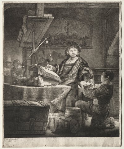 Jan Uytenbogaert av Rembrandt van Rijn