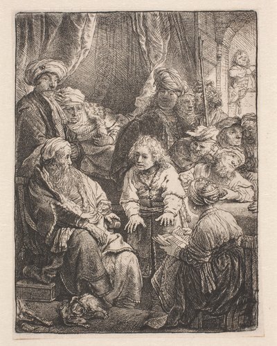 Josef forteller drømmene sine av Rembrandt van Rijn