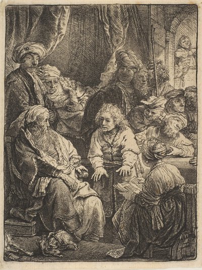 Joseph forteller sine drømmer, 1638. av Rembrandt van Rijn