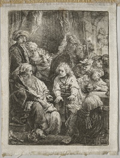Joseph forteller sine drømmer av Rembrandt van Rijn