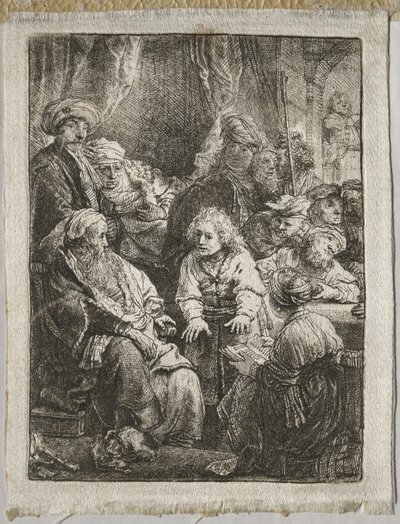 Joseph forteller sine drømmer, 1638. av Rembrandt van Rijn