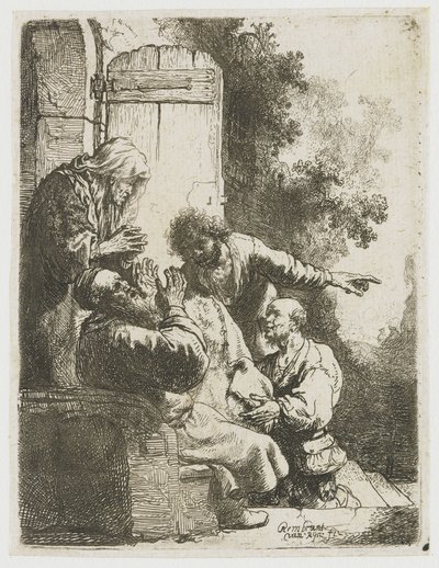 Josefs kåpe brakt til Jakob av Rembrandt van Rijn