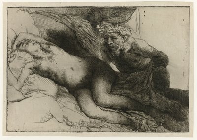 Jupiter og Antiope Jupiter og Antiope: den større platen av Rembrandt van Rijn