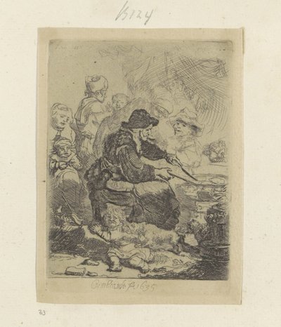 Pannekoekenbakster Samling av åttifem originaltrykk (serietittel) av Rembrandt van Rijn
