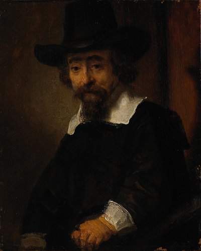 Portrett av Ephraim Bueno av Rembrandt van Rijn