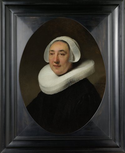 Portrett av Haesje Jacobsdr van Cleyburg, 1634 av Rembrandt van Rijn
