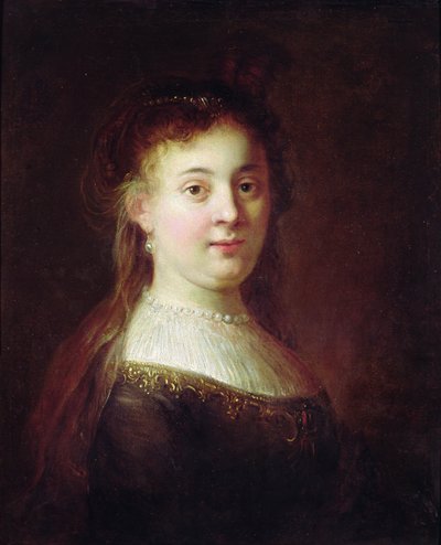 Portrett av Saskia van Uylenburgh, ca. 1633 av Rembrandt van Rijn