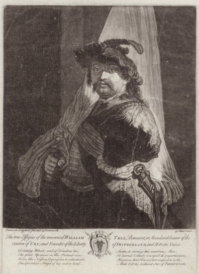 Portrett av William Tell av Rembrandt van Rijn
