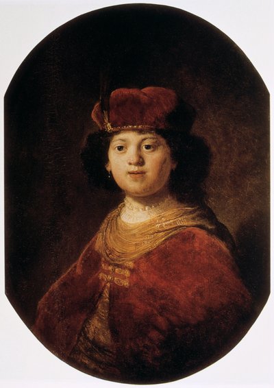 Portrett av en gutt, 1600-tallet av Rembrandt van Rijn