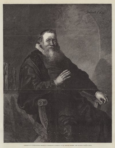 Portrett av en borgermester av Rembrandt van Rijn