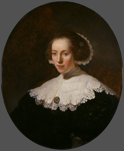 Portrett av en kvinne, ca. 1632-35 av Rembrandt van Rijn