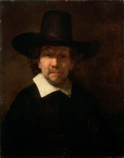 Portrett av poeten Jeremias de Decker, 1666. av Rembrandt van Rijn