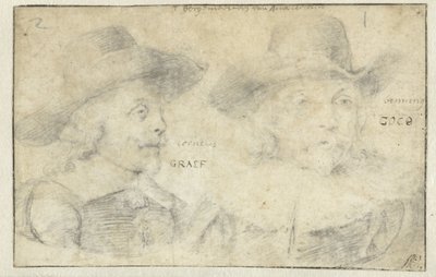 Portretter av Cornelis de Graeff og Frans Banningh Cocq av Rembrandt van Rijn
