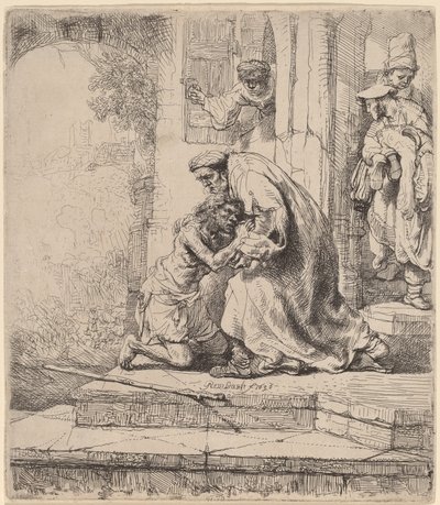 Return of the Prodigal Son av Rembrandt van Rijn