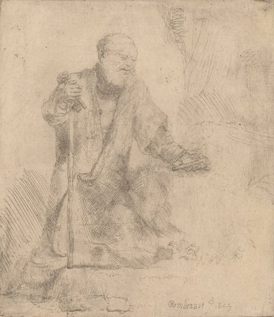 Sankt Peter i bot, 1645. av Rembrandt van Rijn